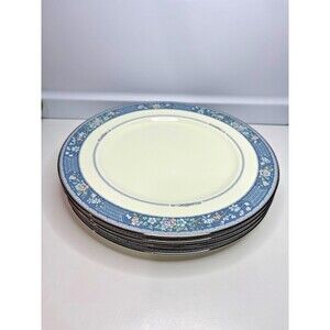 Set Of 4 Noritake Randolph Dinner Plates 10.5 Inches Excellent Condition